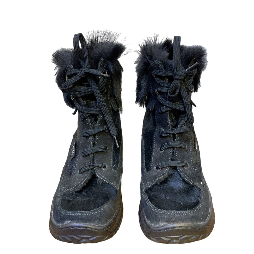 *Oscar Sport Black Lace Up Boots Size 9/40 - Picture 2 of 4